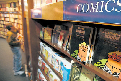 Comics en las librerías, resistiendo con aguante.