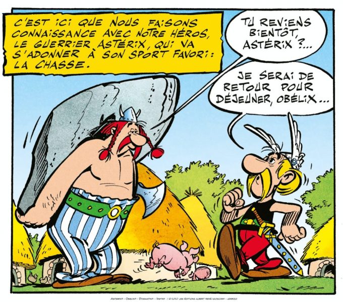 Asterix Obelix menhir